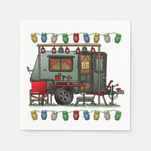 Serviette En Papier Trek Travel Pods RV happy camper