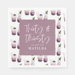 Serviette En Papier Trente et trente-et-trente anniversaire