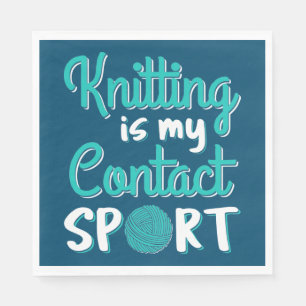 Serviette En Papier Tricot Est Mon Contact Sport