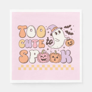 Serviette En Papier Trop mignon pour parler Halloween