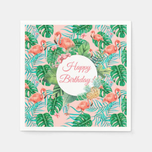 Serviette En Papier Tropical personnalisé