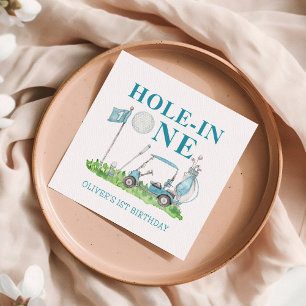 Serviette En Papier Trou en un Golf Par tee Boy 1er anniversaire