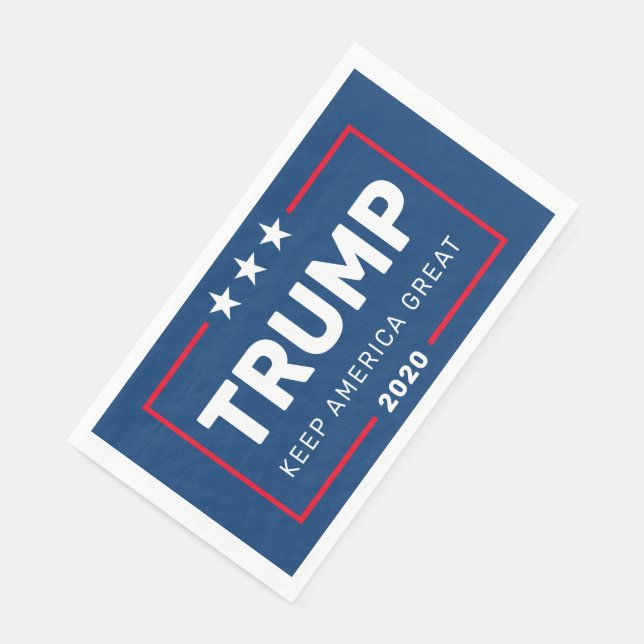 Serviette En Papier Trump 2020 Garder l'Amérique grande (Coin)