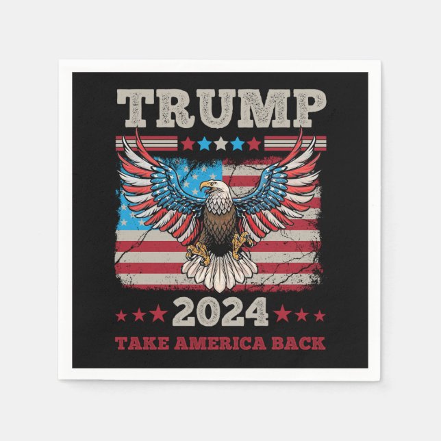 Serviette En Papier Trump 2024 (Devant)