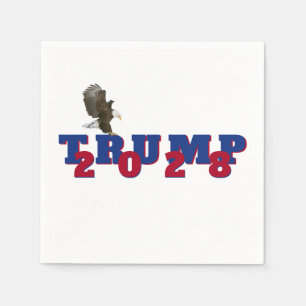 Serviette En Papier Trump 2028 Avec Pygargue à tête blanche