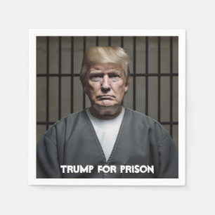 Serviette En Papier Trump en prison Trump en prison