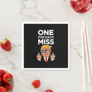 Serviette En Papier Trump Un Pour Chaque Miss