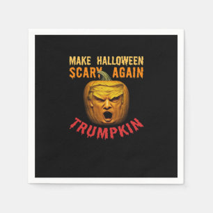 Serviette En Papier Trumpkin Rendre Halloween effrayant - Drôle Donald