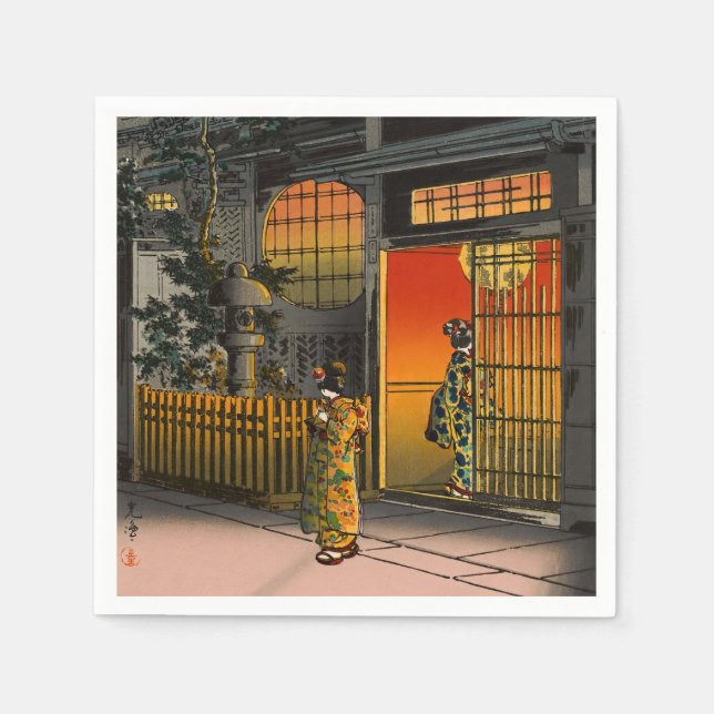 Serviette En Papier Tsuchiya Koitsu - Side Street Araki à Yotsuya (Devant)
