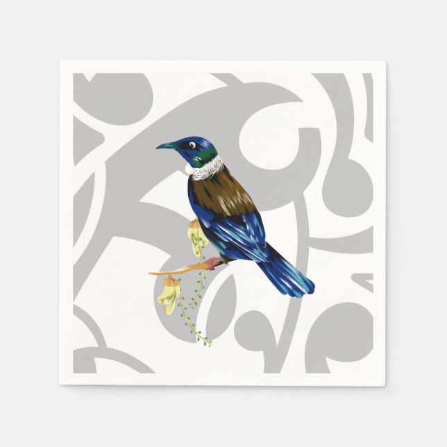 Serviette En Papier Tui NZ Bird (Devant)