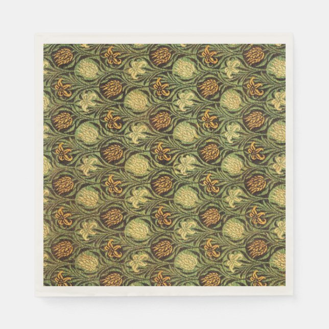 Serviette En Papier Tulip and Lily, famous pattern, (Devant)