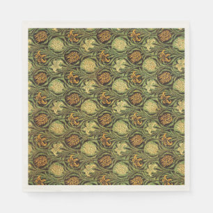 Serviette En Papier Tulipe et Lily, motif célèbre,