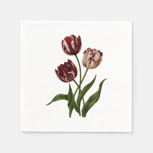 Serviette En Papier Tulipes vintages