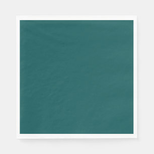 Serviette En Papier Turquoise foncé (couleur solide)