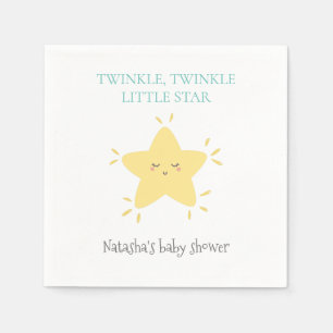 Serviette En Papier Twinkle Little Star Nursery Rhyme Baby shower