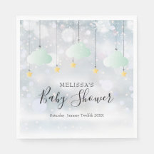 Twinkle Twinkle Baby shower hivernal neutre pour l