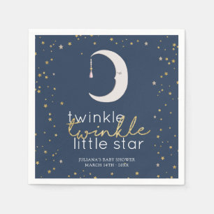 Serviette En Papier Twinkle Twinkle Little Star Baby shower