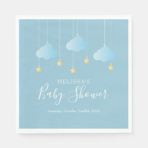 Serviette En Papier Twinkle Twinkle Little Star Fête Bébé Garçon Bleu