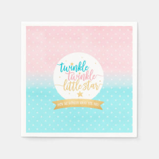 Serviette En Papier Twinkle Twinkle Little Star Genre Reveal