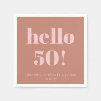 Typographie audacieuse Terracotta Blush Anniversai