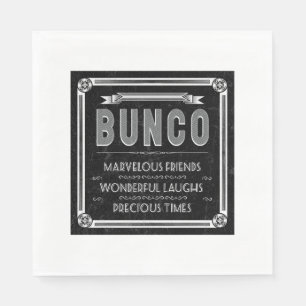 Serviette En Papier Typographie de cru de Bunco