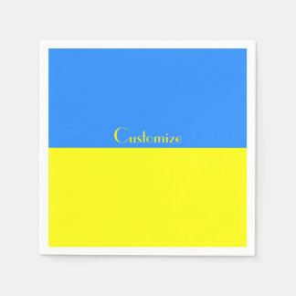 Serviette En Papier Ukraine Drapeau bleu jaune Thunder_Cove