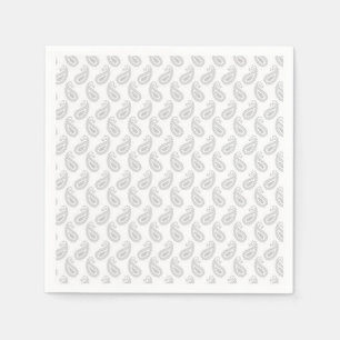 Serviette En Papier un arrière - plan blanc avec un motif au milieu