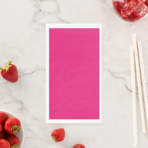 Serviette En Papier un arrière - plan rose avec un noir