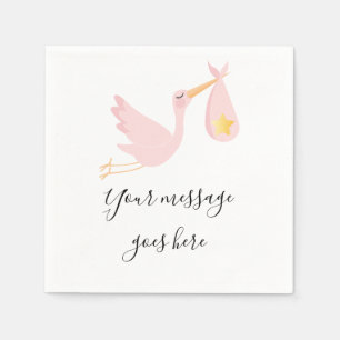 Serviette En Papier Un Baby shower spécial de livraison/aspersion