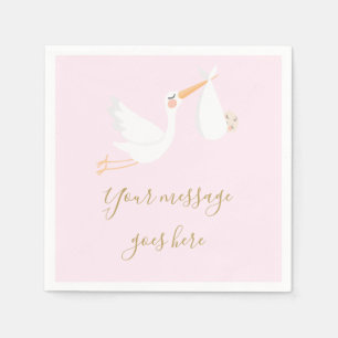 Serviette En Papier Un Baby shower spécial de livraison/aspersion