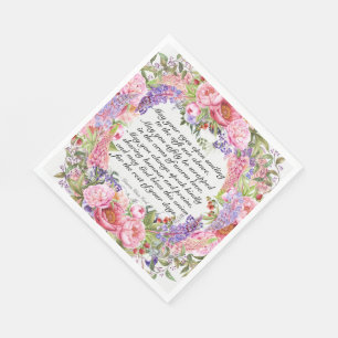 Serviette En Papier Un Beau Jour Pour Un Mariage