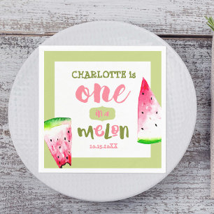 Serviette En Papier Un dans un Melon Premier Anniversaire Douce Person