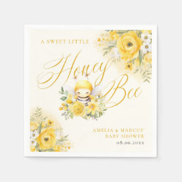 Serviette En Papier Un doux Baby shower d'abeilles au miel