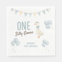 Un Garçon Silly Goose Premier anniversaire