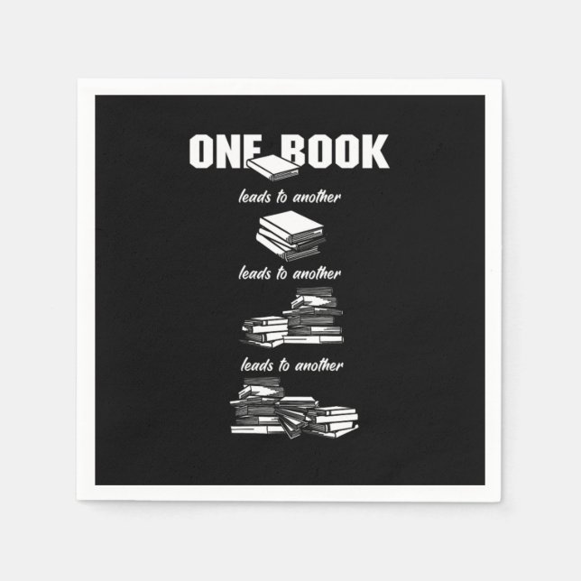 Serviette En Papier Un livre que j'aime Livres (Devant)