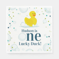 Un Lucky Canard rose Premier anniversaire fête