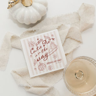 Serviette En Papier Un Petit Bébé Gâteau Mignon Baby Shower Citrouille