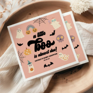 Serviette En Papier Un petit Boo est presque arrivé ! Baby Shower Hall