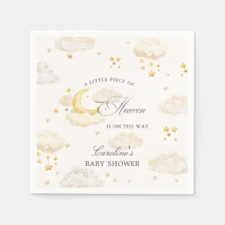 Serviette En Papier Un Petit Morceau De Ciel Baby Shower Rêveur