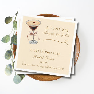 Serviette En Papier Un petit peu plus près du "Je le veux" Martini Bab