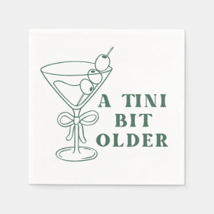 Serviette En Papier Un peu plus vieux à un tini