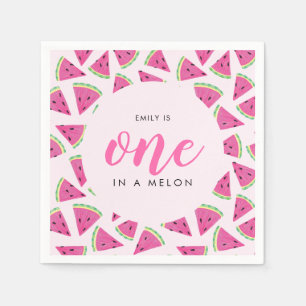 Serviette En Papier Un premier anniversaire sur un million