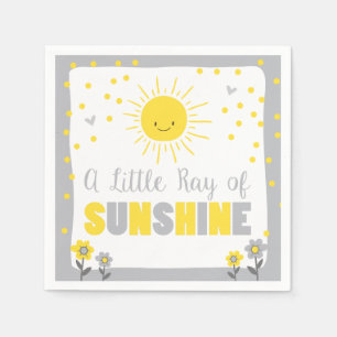 Serviette En Papier Un rayon de la serviette de papier Sun de baby