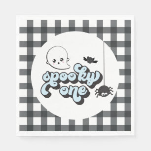 Serviette En Papier Un Spooky One Halloween 1er Anniversaire