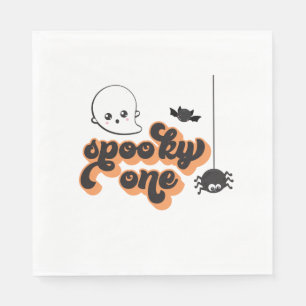 Serviette En Papier Un Spooky One Halloween 1er Anniversaire