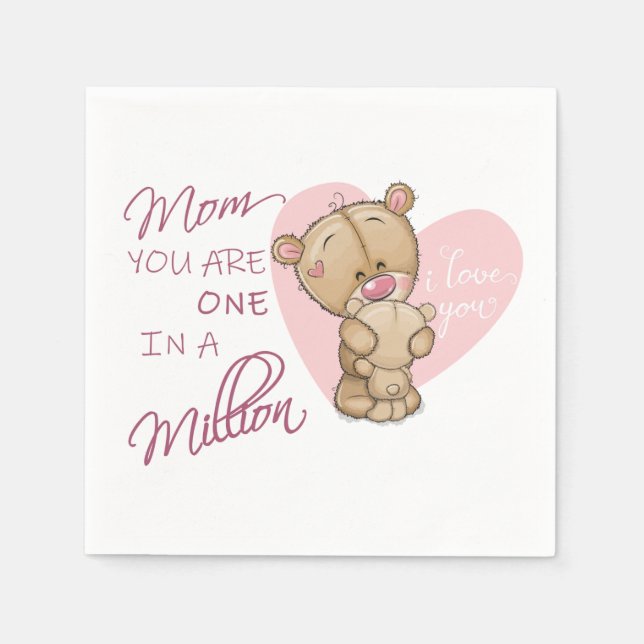 Serviette En Papier Un Sur Un Million (Devant)