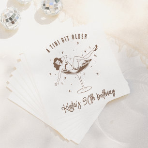 Serviette En Papier Un Tini Un Peu Plus Anniversaire