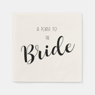 Serviette En Papier Un toast à la mariée