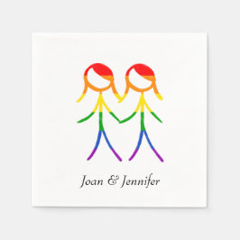 Serviette En Papier Un toast pour nous