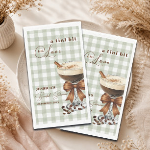 Serviette En Papier Un Tout Petit Peu Amoureux Espresso Martini Enterr